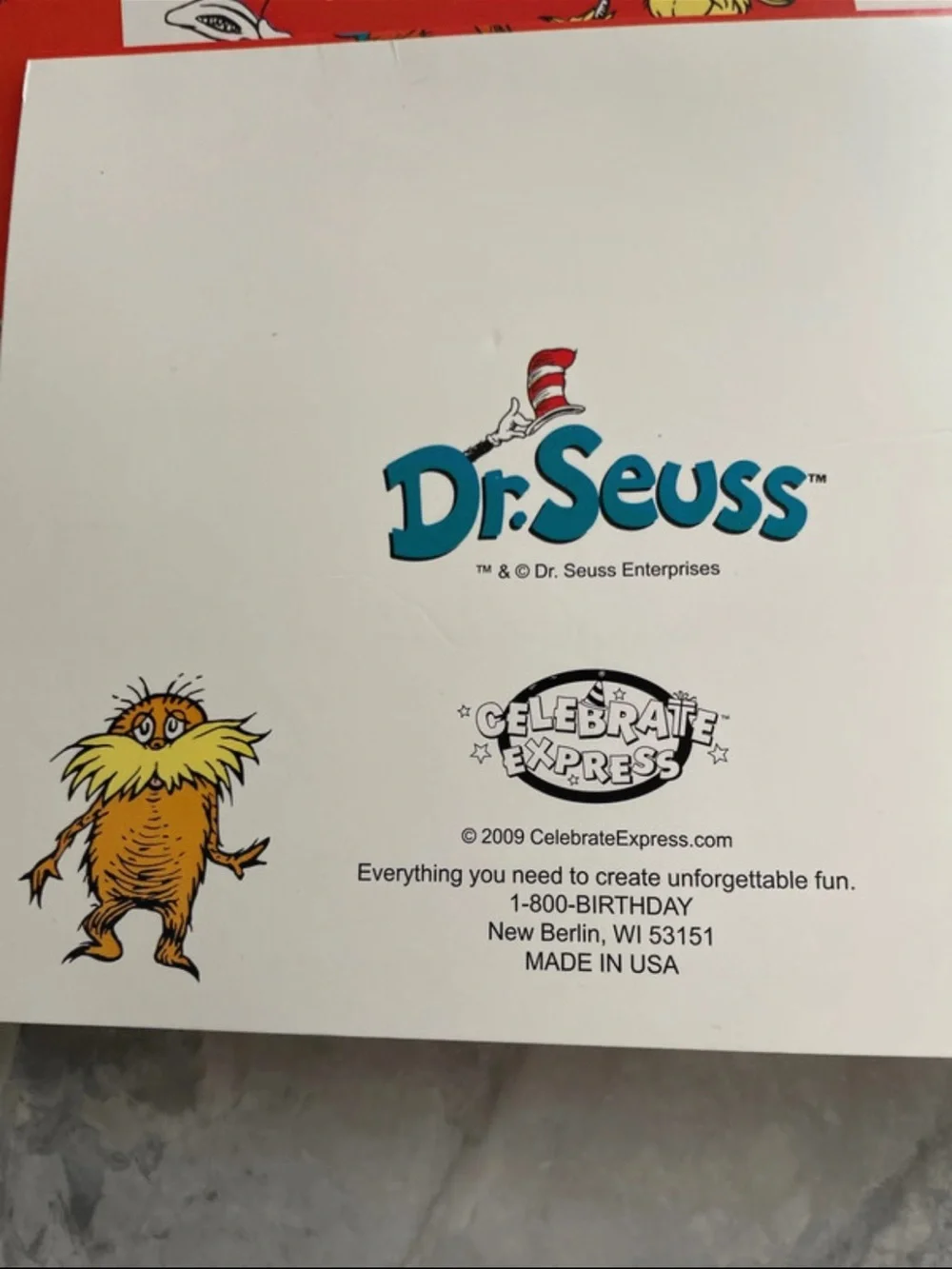 Dr Seuss Thank-you Cards & Invitation Cards with Envelopes